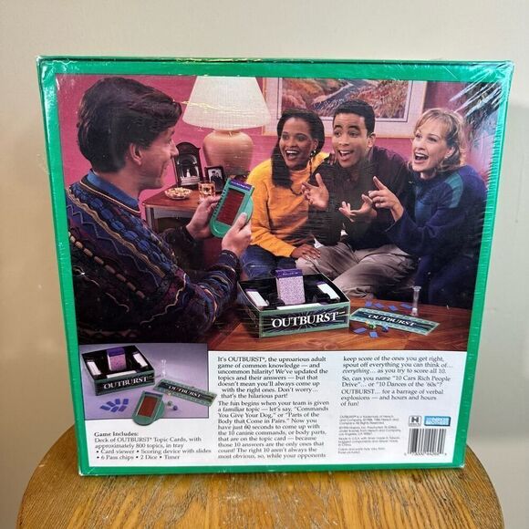 1994 Outburst Parker Brothers Board Game -‎ NWB/ SEALED - Picture 3 of 6